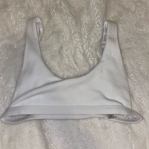 Size : Small Zaful White Bikini Top